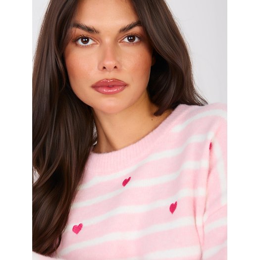 Sweter-PM-SW-J021.75-jasny r&oacute;żowy 2