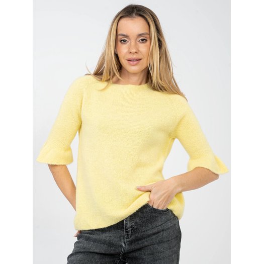 Sweter-MI-SW-1901.66-jasny ż&oacute;łty 3