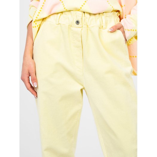 Spodnie-MI-SP-2689.47-jasny ż&oacute;łty