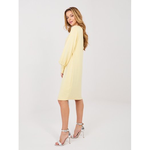 Sukienka-RV-SK-A1059.17-jasny ż&oacute;łty 3
