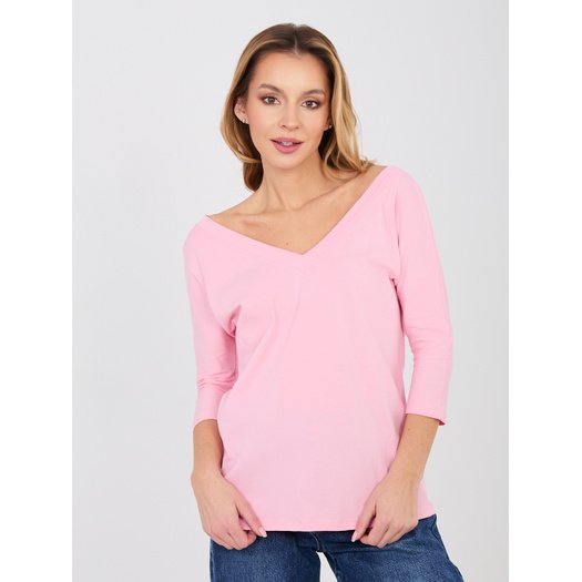 Bluzka-RV-BZ-A1189.24-jasny r&oacute;żowy 3