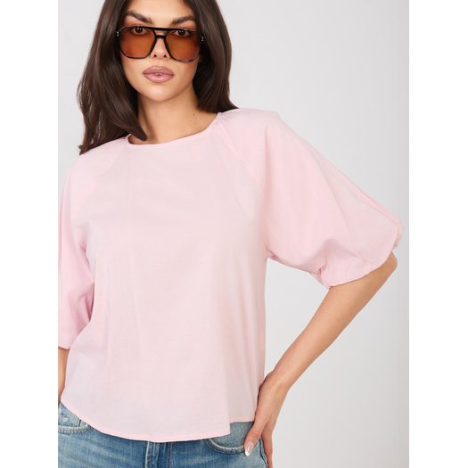 Bluzka-D74515M11340A-jasny r&oacute;żowy