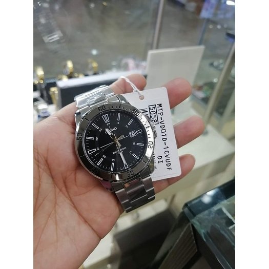 CASIO MEN S WATCH MTP-VD01D-1CVUDF (zd185b) + BOX