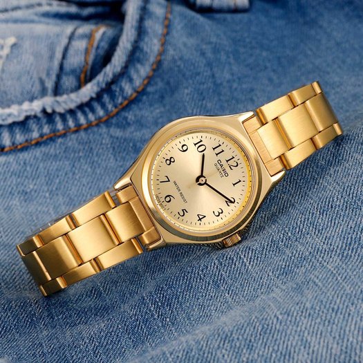 CASIO LTP-1130N-9B WOMEN S WATCH (zd592b) + BOX
