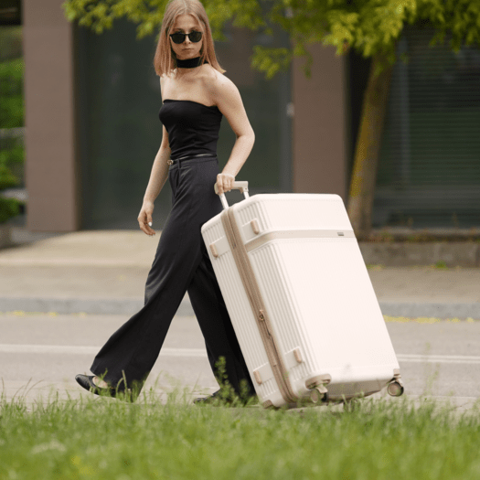 SUITCASE M 24   STL945 ABS DARK GREY