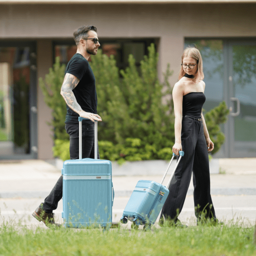SUITCASE M 24   STL945 ABS DARK GREY