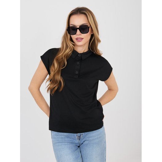 T-shirt-D17029M02856A-czarny 2