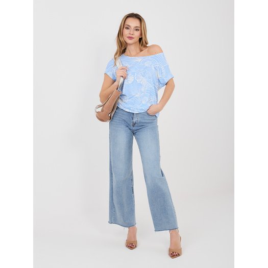 T-shirt-D12110M02646F-jasny niebieski 4