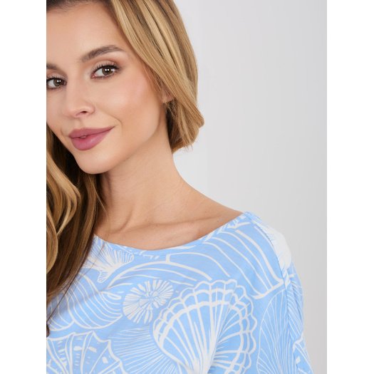 T-shirt-D12110M02646F-jasny niebieski 2