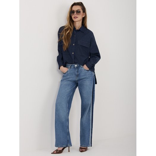 Spodnie-D85084BL62589M324-ciemny niebieski 3