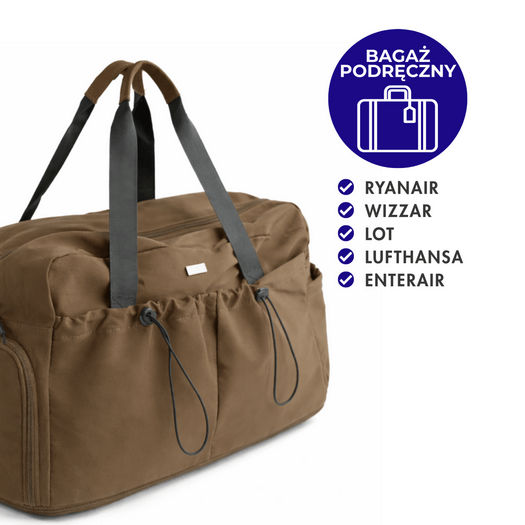 Torba weekendowa podr&oacute;żna sk&oacute;rzana Solier SL39 Astrin czarna 10