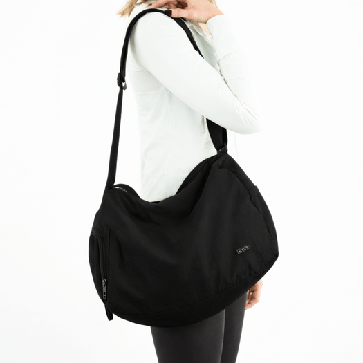 Sports Fabric Fitness Pilates Bag Solier FB53 Teya &ndash; Black 3