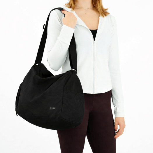 Sports Fabric Fitness Pilates Bag Solier FB53 Teya &ndash; Black 2