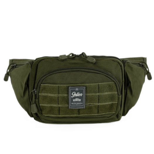 Tactical Waist Bag Solier SV28 Cravo &ndash; Green