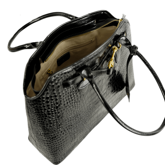 Large Shopper Bag Solier FL57 Arla &ndash; Black 8