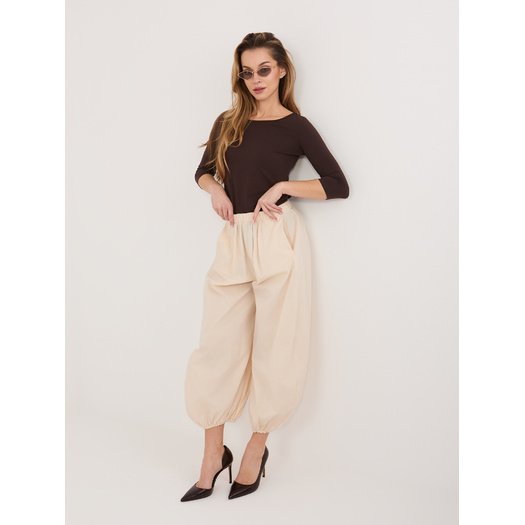 Spodnie-IT-SP-FL10309.70-jasny beżowy 2