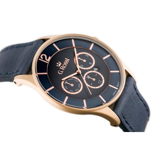 Laikrodis vyrams G. ROSSI - 7028A (zg205f) + dėžutė