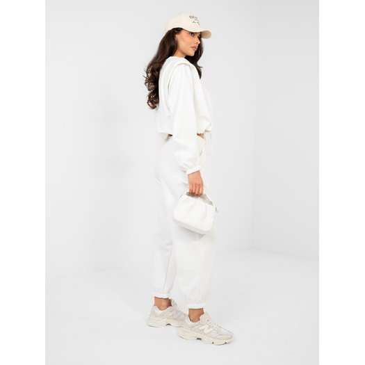 Spodnie dresowe-IT-DR-10020.85-ecru 2