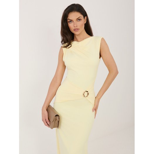 Sukienka-IT-SK-22392.21-jasny ż&oacute;łty