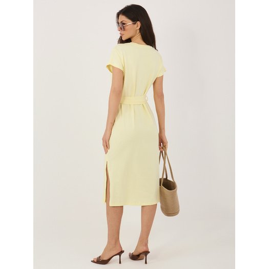 Sukienka-RV-SK-A1231.19-jasny ż&oacute;łty 1