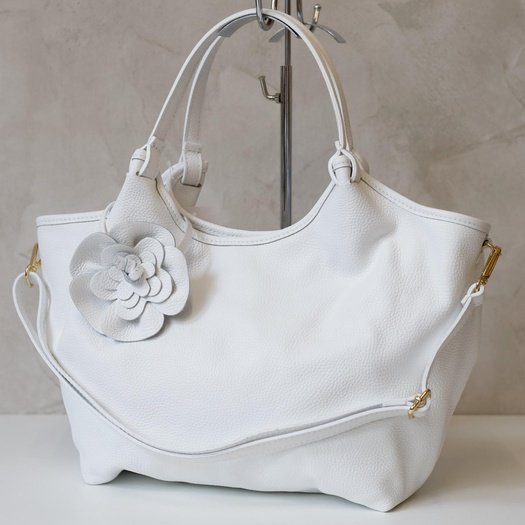 Natūralios odos rankinė moterims Luka 26-031 DOLLARO + FLOWER