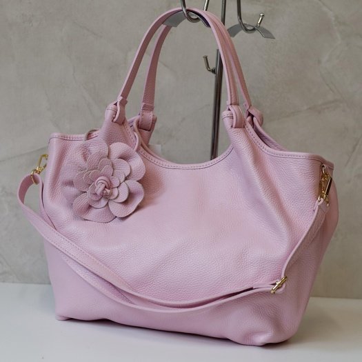 Natūralios odos rankinė moterims Luka 26-031 DOLLARO + FLOWER