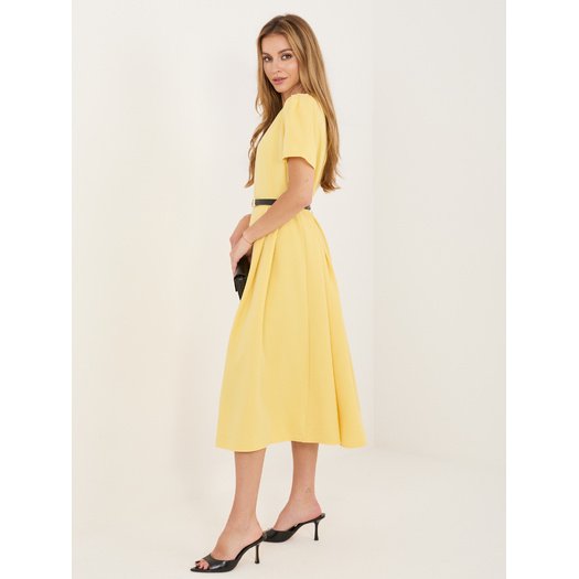 Sukienka-MI-SK-A2328.91-ż&oacute;łty 1
