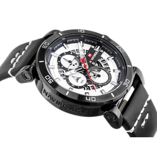 ZEGAREK MĘSKI NAVIFORCE - NF9131 (zn086a) black/w. + BOX