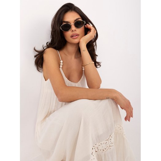 Sukienka-IR-SK-Y-3391.17P-jasny beżowy 2