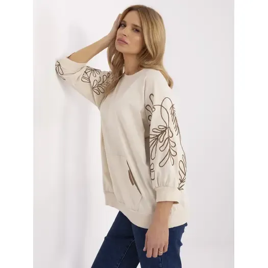 Bluza-RV-BL-A367-1.18P-jasny beżowy 2