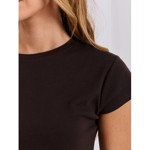 T-shirt-RV-TS-A1440.71-ciemny brązowy 1