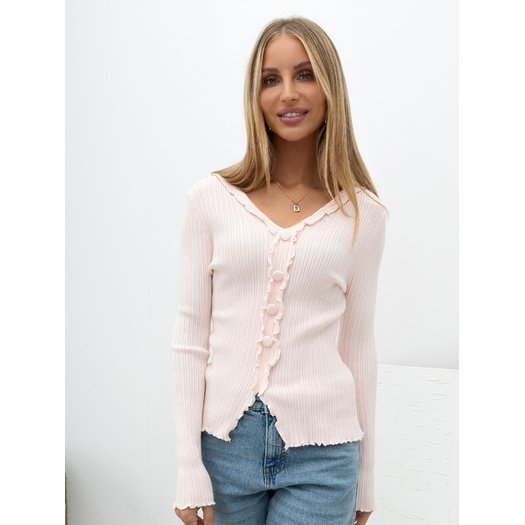 Sweter-IR-SW-55009.18-jasny r&oacute;żowy