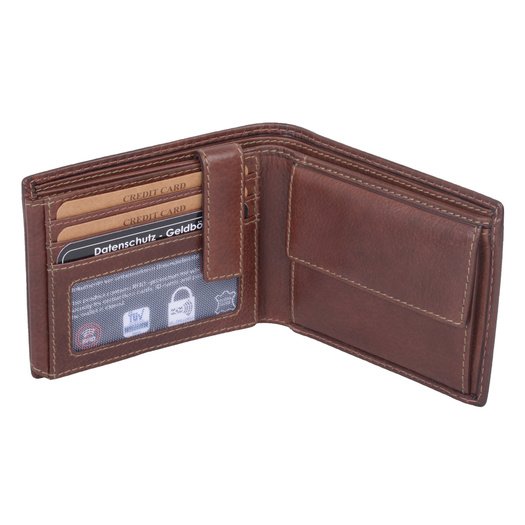 Piniginė vyrams AVANCO 156-48-08 RFID - Ruda