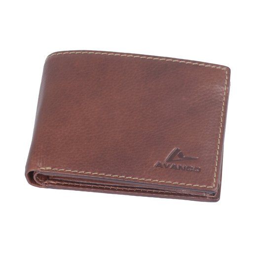 Piniginė vyrams AVANCO 156-48-08 RFID - Ruda