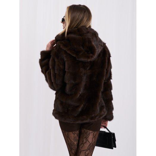 Dirbtinio kailio striukė moterims ITALY MODA IT-KR-G6805.36