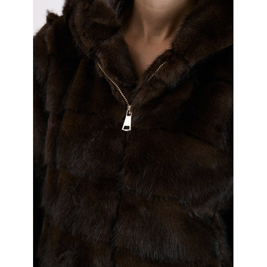Dirbtinio kailio striukė moterims ITALY MODA IT-KR-G6805.36