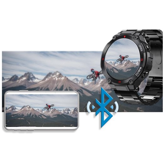 SMARTWATCH MĘSKI GRAVITY GT7-2 - WYKONYWANIE POŁĄCZEŃ (sg016b)