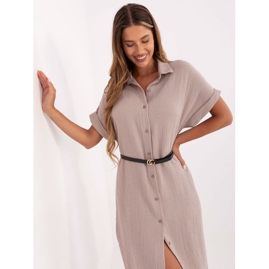 Sukienka-MI-SK-A2494.99-ciemny bezowy 3