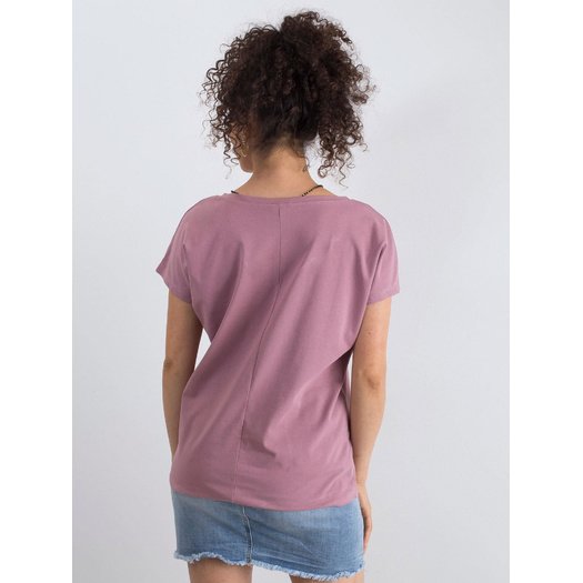 T-shirt-RV-TS-4832.19P-ciemny różowy