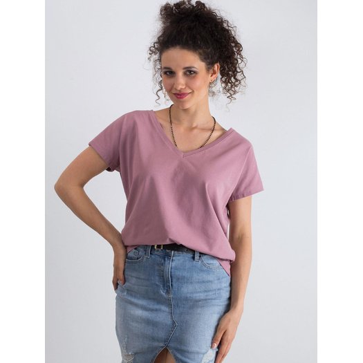 T-shirt-RV-TS-4832.19P-ciemny różowy