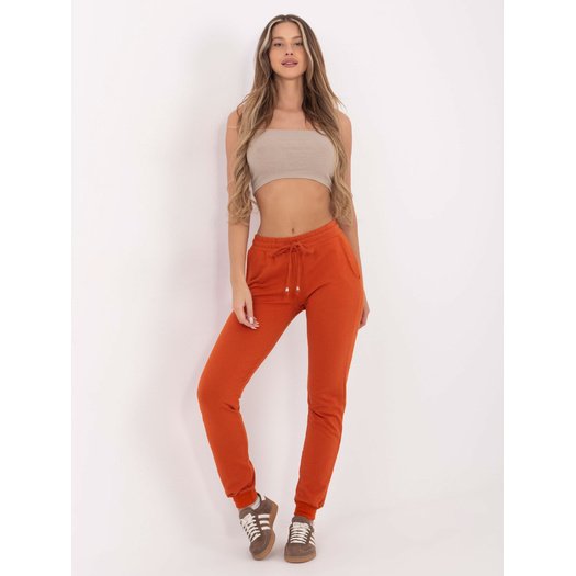Sportinės kelnės - RV-DR-5040.07X - tamsiai oranžinės spalvos 16