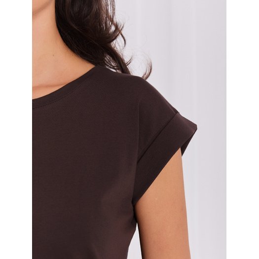 T-shirt-RV-TS-4833.24P-ciemny brązowy 9
