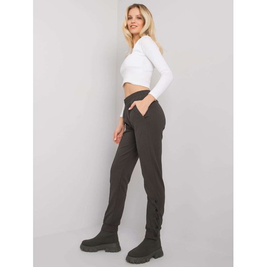 Sportinės kelnės - RV-DR-7365.17P - tamsi chaki