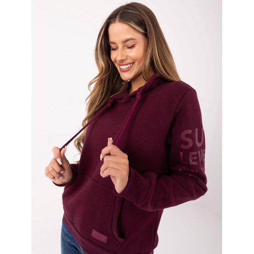 Bluza-D10600BI02690A8NO-bordowy 2