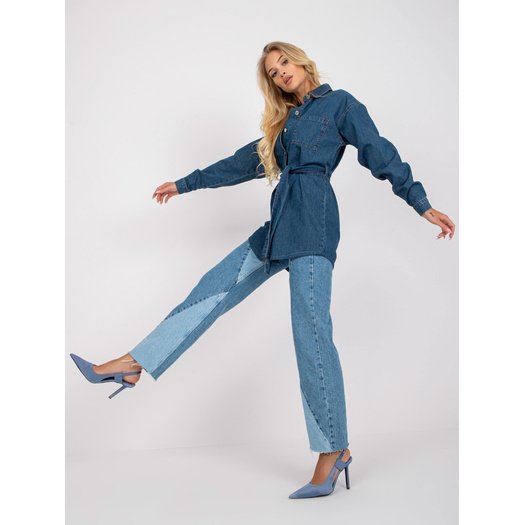 Suknelė-RO-SK-ELB-2312.58-tamsiai mėlyna 6