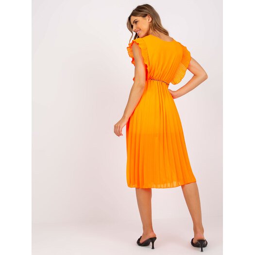 Suknelė-DHJ-SK-1155.85-fluo oranžinė 8