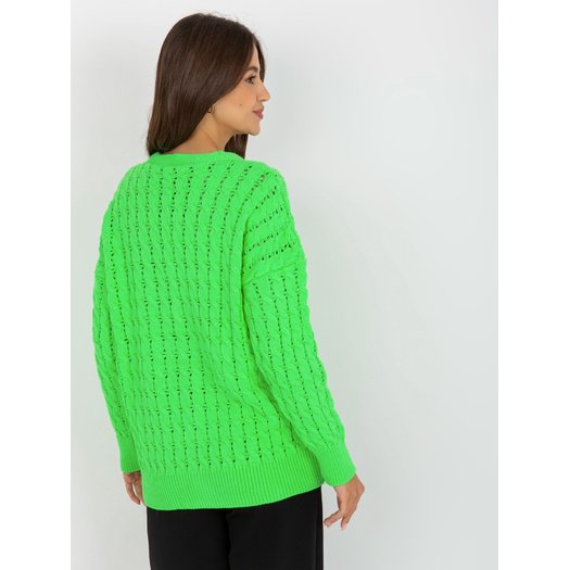 Megztinis-LC-SW-8036.74P-fluo žalias