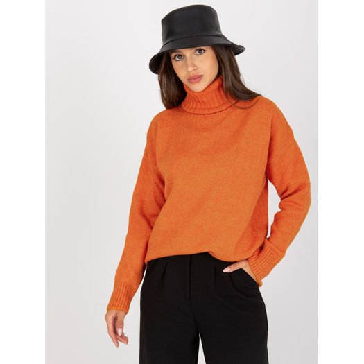 Sweter-LC-SW-0331.89P-ciemny pomarańczowy 6