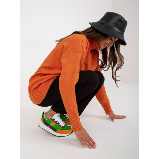Sweter-LC-SW-0331.89P-ciemny pomarańczowy 5