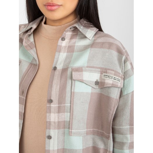 Koszula-D71720W11085A-ciemny bezowy 3